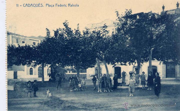 Postales: CADAQU&Eacute;S (GERONA).- PLA&Ccedil;A FEDERIC RAHOLA. - Foto 1
