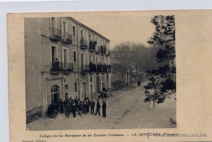 Postkarten: LA JUNQUERA (GERONA).- COLEGIO DE LOS HERMANOS DE LAS ESCUELAS CRISTIANOS