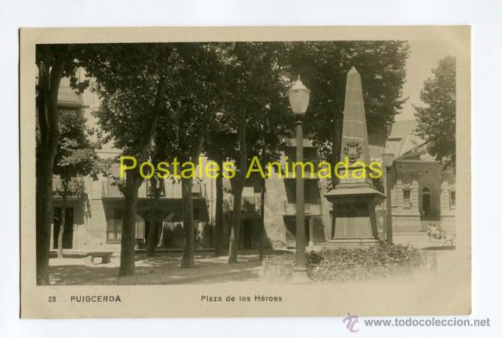 Postcards: a02011 Puigcerda - Plaza De Los Heroes - N&ordm;23