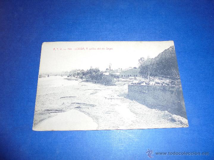 Postcards: A.T.V. - 761 - LERIDA A ORILLAS DEL RIO SEGRE - 14X9 CM.