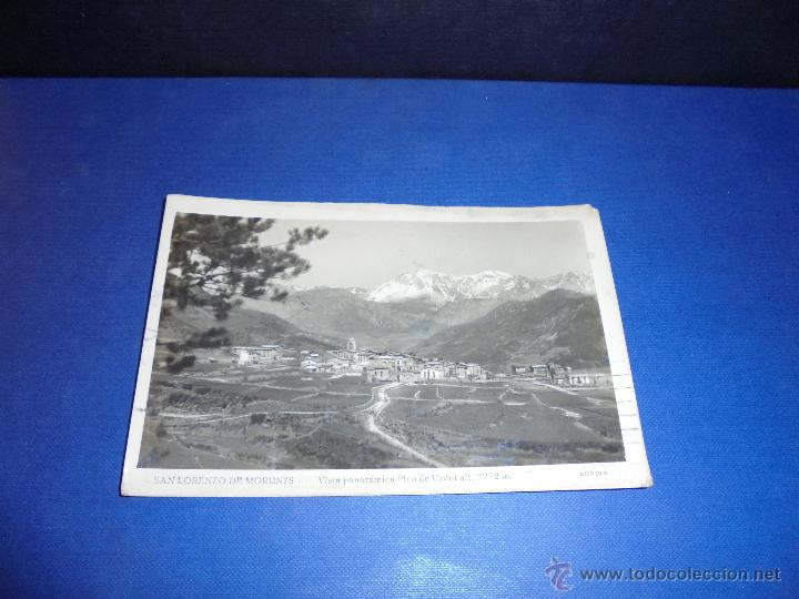 Postcards: SAN LORENZO DE MORUNYS - VISTA PANORAMICA PICO DE URDET - ROVIRA POSTAL CIRCULADA 14X9 CM.
