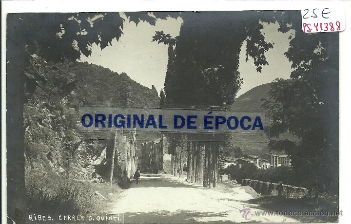 Postcards: (PS-41388)POSTAL FOTOGRAFICA DE RIBES-CARRER S.QUINTIN