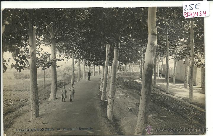 Postcards: (PS-41434)POSTAL FOTOGRAFICA DE CALDAS DE MONTBUY-PASEO DEL REMEDIO