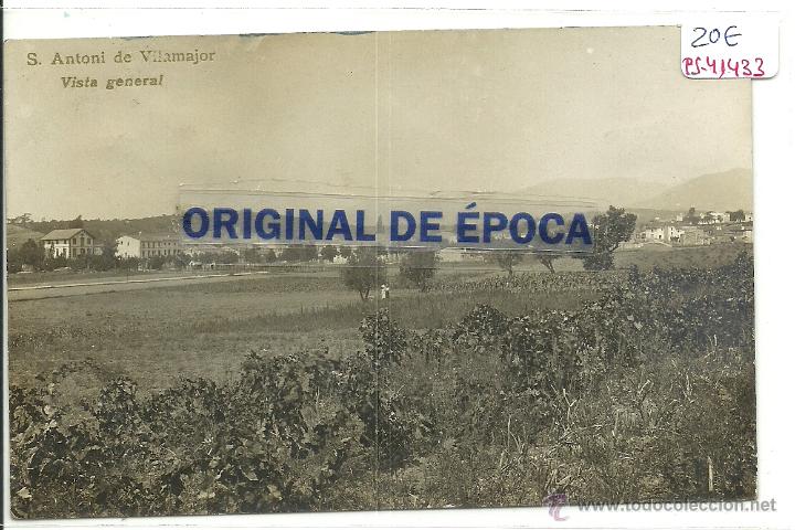 Postcards: (PS-41433)POSTAL FOTOGRAFICA DE S.ANTONI DE VILAMAJOR-VISTA GENERAL