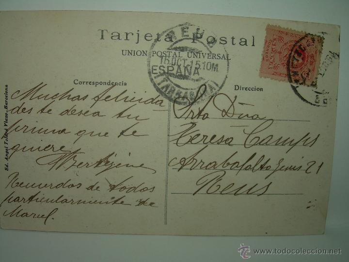 Postales: ANTIGUA POSTAL.....BARCELONA. - Foto 3