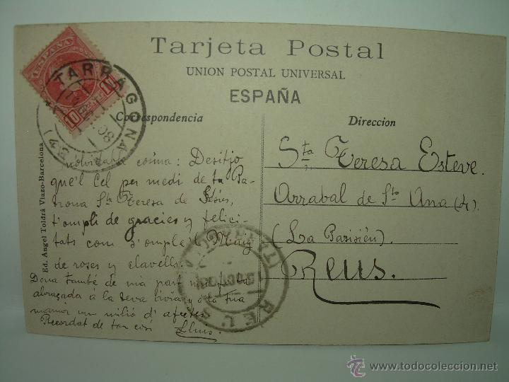 Postales: ANTIGUA POSTAL....TARRAGONA. - Foto 3