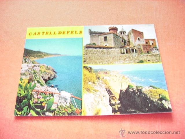 Postales: CASTELLDEFELS  ( BARCELONA )  DIVERSOS ASPECTOS - Foto 1
