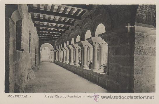 Postkarten: MONTSERRAT, ala del claustro romanico, EDITOR: Junque sin numero