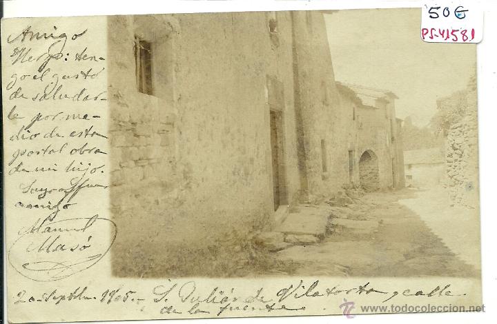 Postcards: (PS-41581)POSTAL FOTOGRAFICA DE SAN JULIAN DE VILATORTA-CALLE DE LA FUENTE