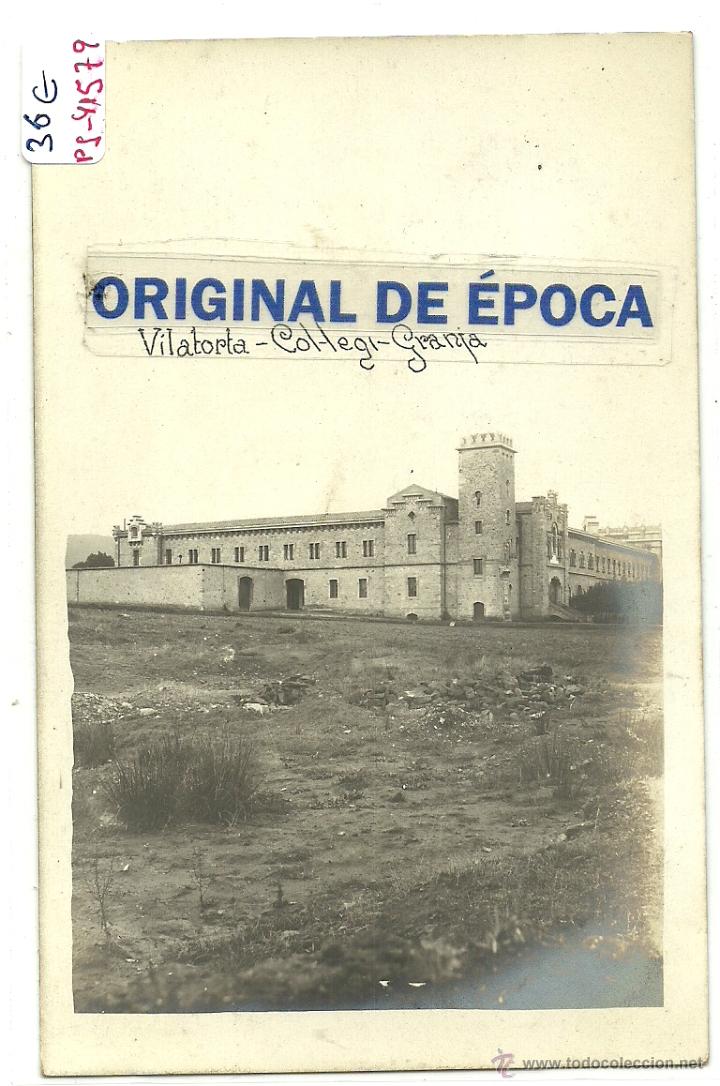 Postcards: (PS-41579)POSTAL FOTOGRAFICA DE VILATORTA-COL-LEGI GRANJA