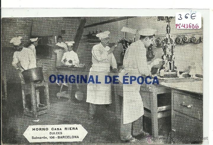 Postcards: (PS-41606)POSTAL DE BARCELONA-HORNO CASA RIERA.DULCES