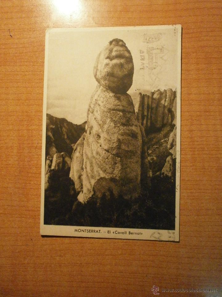 Postkarten: POSTAL MONTSERRAT EL CAVALL BERNAT CIRCULADA
