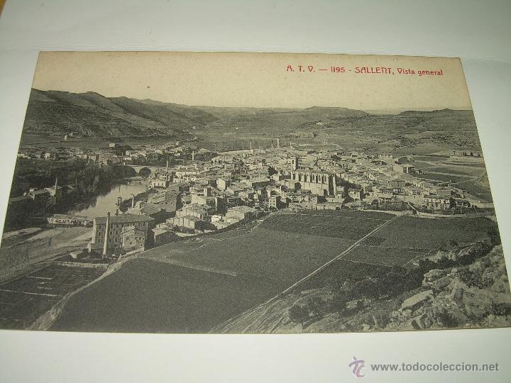 Postales: ANTIGUA POSTAL......SALLENT. - Foto 1