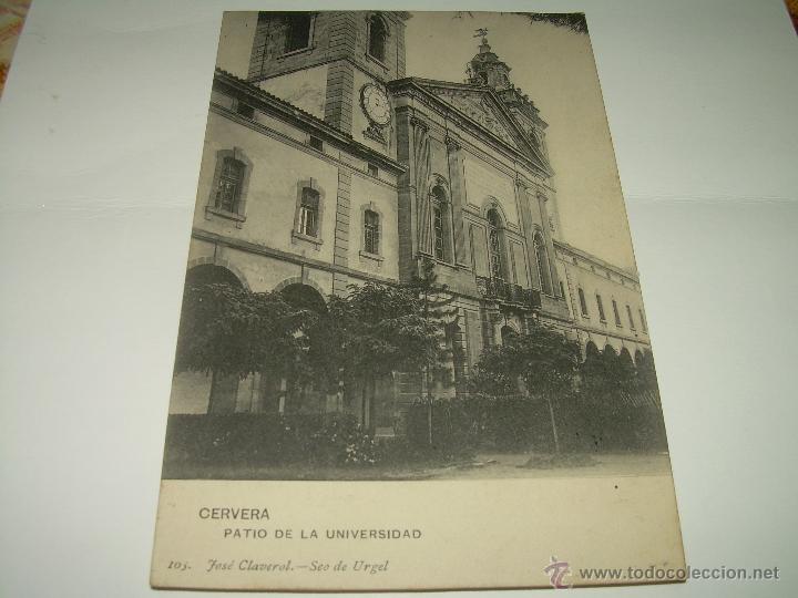 Postales: ANTIGUA POSTAL.......CERVERA. - Foto 1
