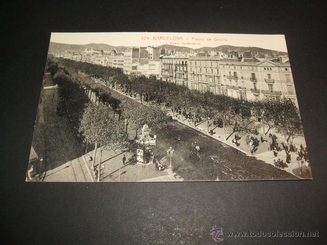 Postales: BARCELONA PASEO DE GRACIA - Foto 1