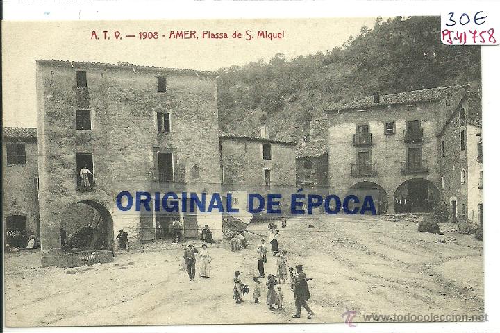 Postkarten: (PS-41758)POSTAL DE AMER-A.T.V.PLASSA DE S.MIQUEL