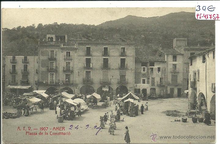 Postkarten: (PS-41757)POSTAL DE AMER-A.T.V.PLASSA DE LA CONSTITUCIO