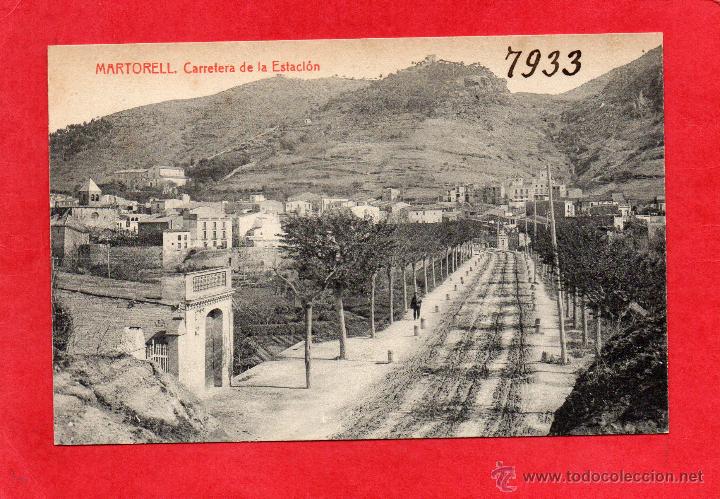 Postales: martorell. carretera de la estaci&oacute;n. thomas - Foto 1