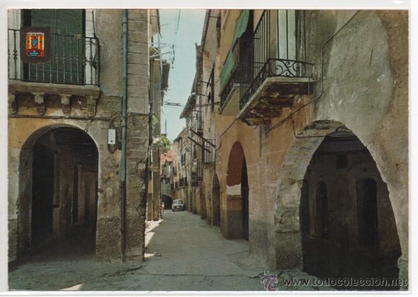 Postales: PONT DE SUERT N&ordm; 250 .- CARRER TIPIC .- COMERCIAL ESCUDO DE ORO.- SIN CIRCULAR
