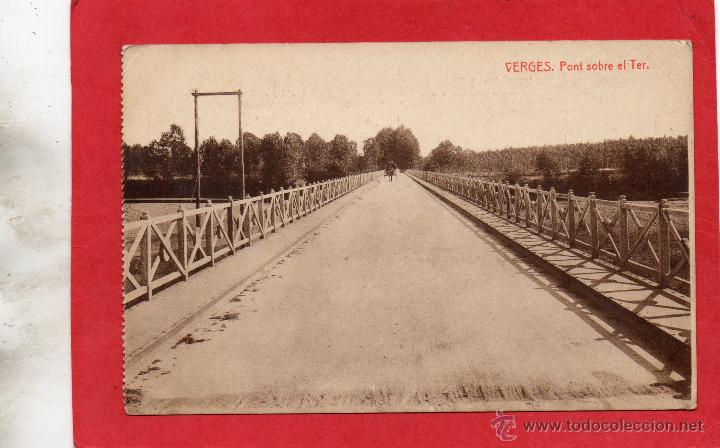 Postales: verges. pont sobre el ter. thomas - Foto 1