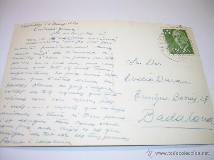 Postales: ANTIGUA POSTAL....CENTELLAS - Foto 2
