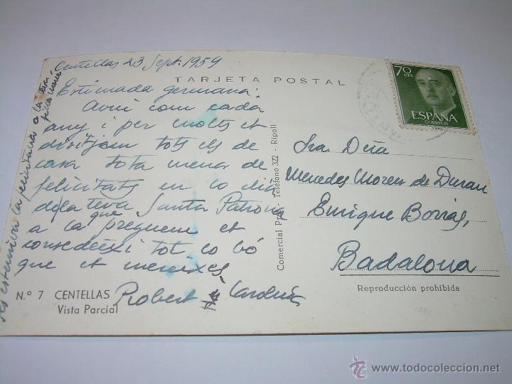 Postales: ANTIGUA POSTAL....CENTELLAS - Foto 2