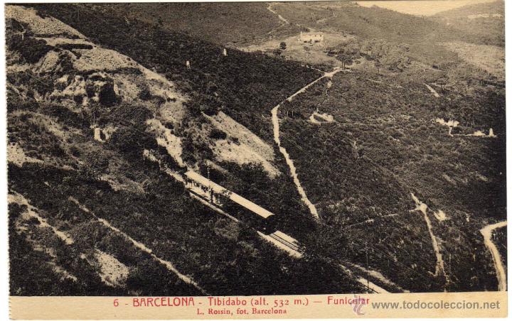 Postales: POSTAL BARCELONA - TIBIDABO - FUNICULAR - Foto 1