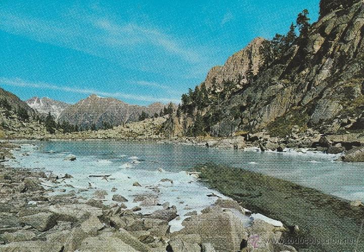 Postales: N&ordm; 14412 POSTAL ESPOT PIRINEO CATALAN ESTANSY DE MONASTERO AGUJAS DE AMITJES LERIDA Y LOS ENCANTATS