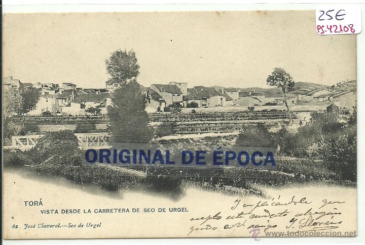 Postkarten: (PS-42108)POSTAL DE TORA-VISTA DESDE DE LA CARRETERA DE SEO DE URGEL