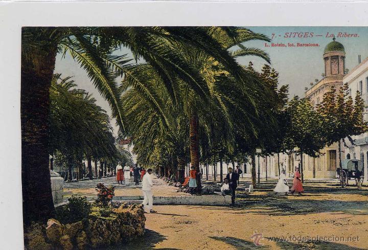 Postales: SITGES (BARCELONA).- LA RIBERA - Foto 1
