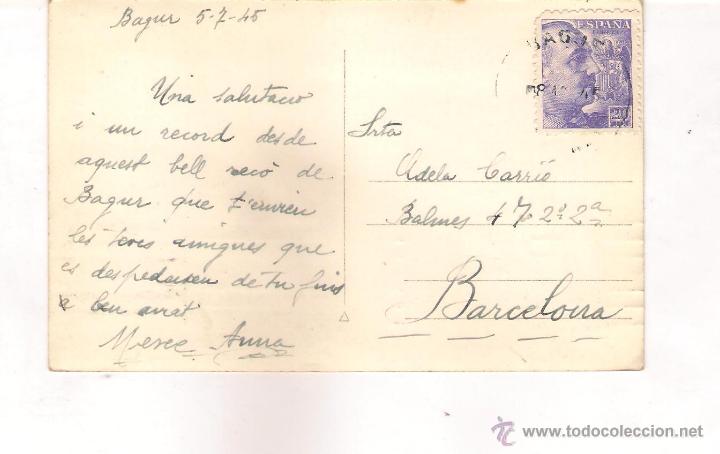 Postales: POSTAL VISTA GENERAL DE BAGUR . - Foto 2