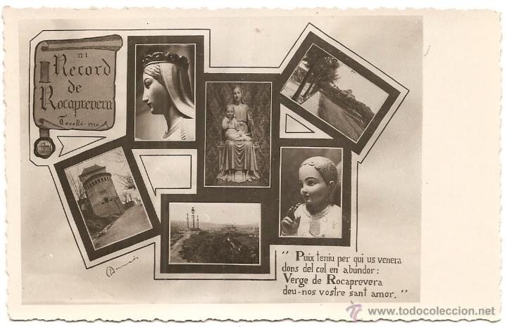 Postales: Virgen de Rocaprevera. Torello