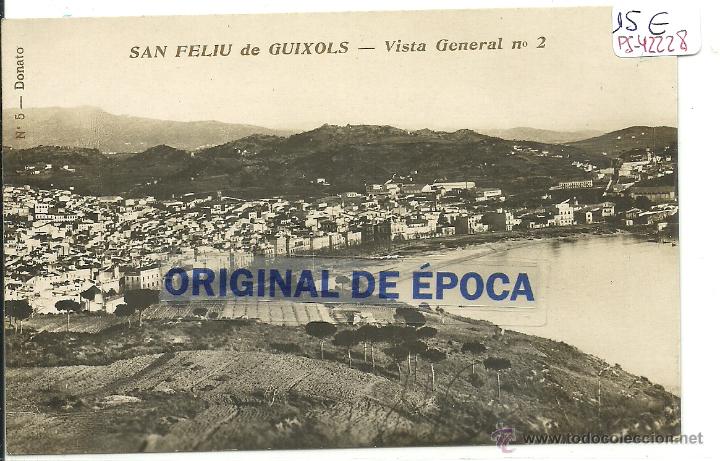 Postales: (PS-42228)POSTAL FOTOGRAFICA DE SAN FELIU DE GUIXOLS-VISTA GENERAL N&ordm;2