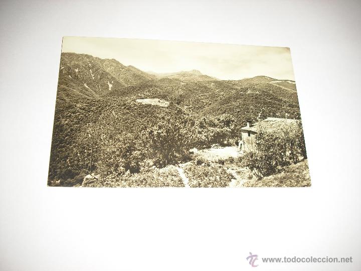 Cartes Postales: RIELL DEL MONTSENY . HOSTAL BELL LLOC . VISTA PANORAMICA DE LAS AGUDES. CIRCULADA