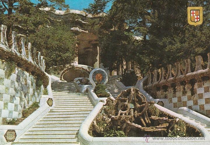 Postales: N&ordm; 16150 POSTAL BARCELONA PARQUE G&Uuml;ELL - Foto 1