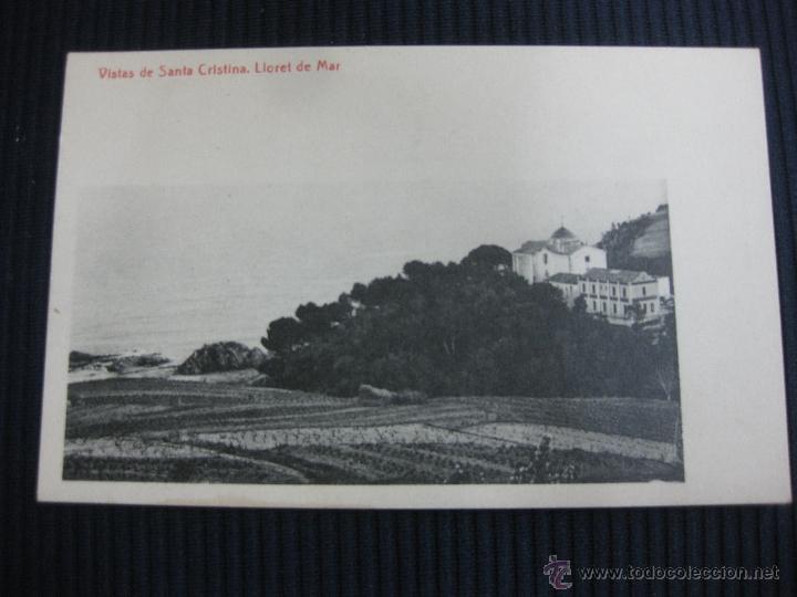 Postais: POSTAL. VISTAS DE SANTA CRISTINA. LLORET DE MAR.FOTOTIPIA THOMAS.