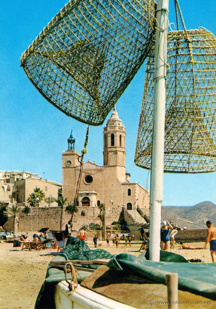Postales: Sitges. Iglesia - Foto 1