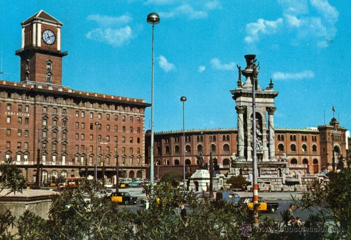 Postales: Barcelona plaza de espa&ntilde;a - Foto 1