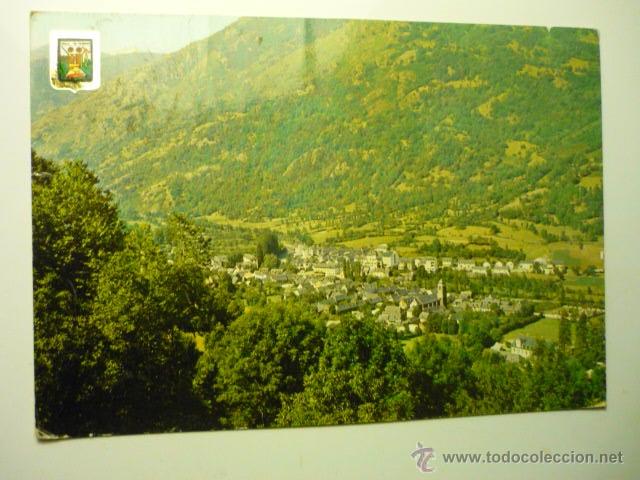Postales: postal les --valle de aran -vita general -escrita