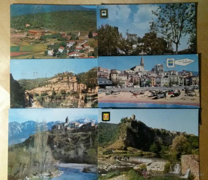 Postkarten: Provincia de Barcelona a&ntilde;os 60