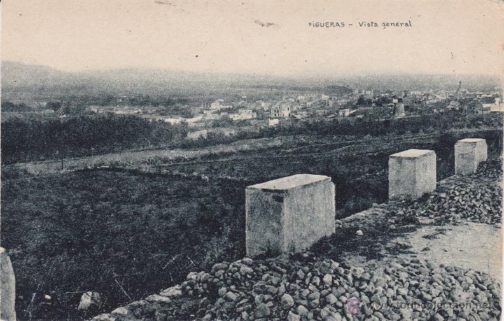 Postales: Figueras Vista general (sin circular) Ed. Jos&eacute; Masdevall - Foto 1