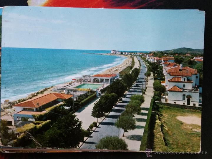 Postales: POSTAL SITGES ,PASEO MARITIMO , ESCRITA EN REVERSO - Foto 1