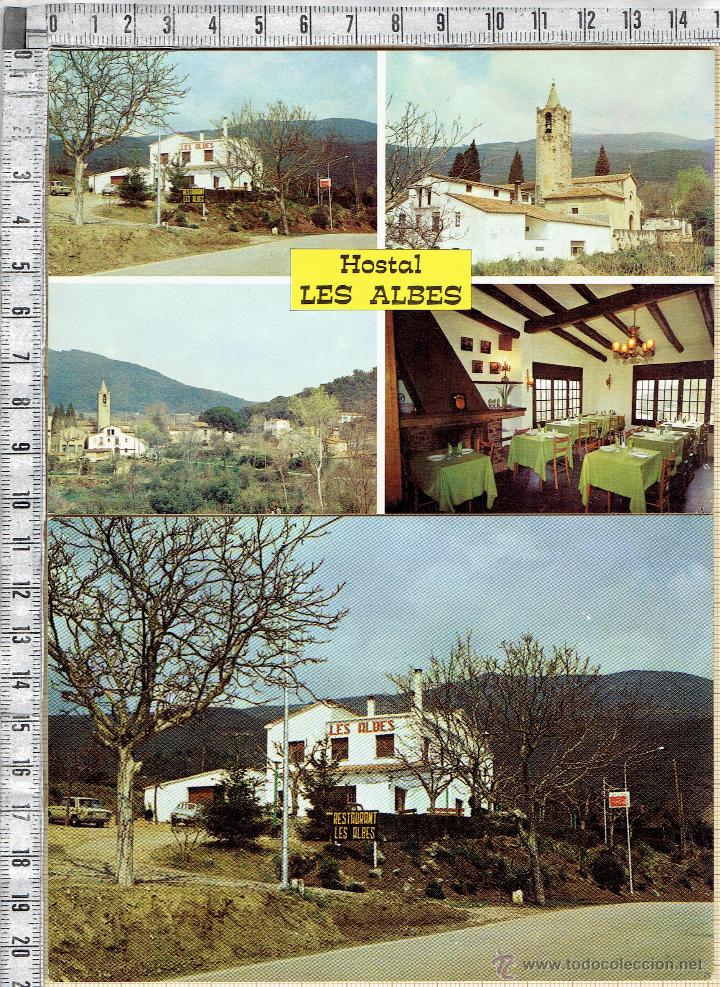 Postales: LOTE 2 POSTALES HOSTAL LES ALBES -ZONA MONTSENY-BARCELONA.