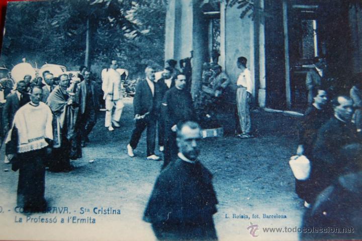 Postales: POSTAL. COSTA BRAVA. SANTA CRISTINA. LA PROFESS&Oacute; A L&acute;ERMITA. ROISIN. NUM 50