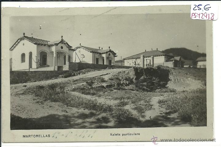 Postales: (PS-42918)POSTAL FOTOGRAFICA DE MARTORELLAS-XALETS PARTICULARS