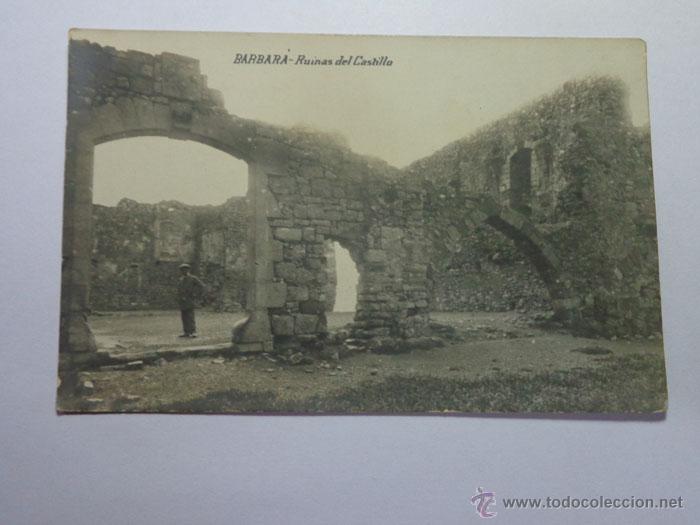 Cartoline: POSTAL FOTOGR&Aacute;FICA. BARBAR&Aacute; - RUINAS DEL CASTILLO. BARBER&Agrave;-TARRAGONA.