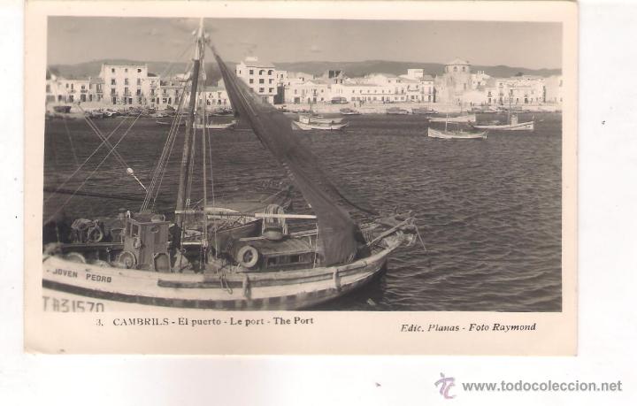 Postales: POSTAL DE CAMBRILS  EL PUERTO . - Foto 1