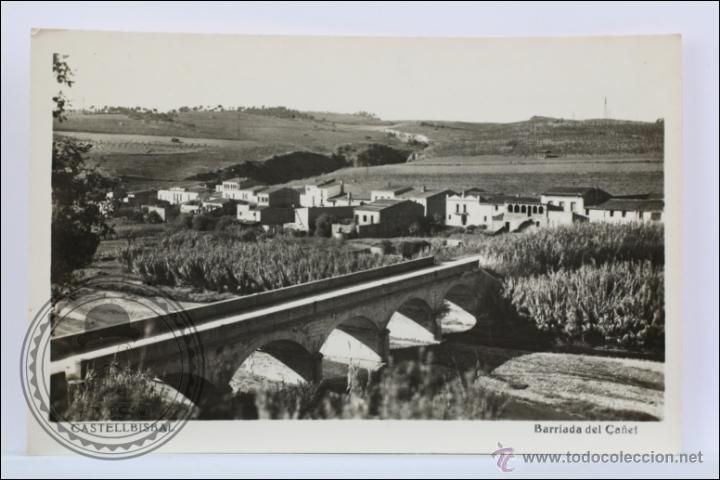 Postkarten: Antigua Postal Fotogr&aacute;fica - Castellbisbal. Barriada del Ca&ntilde;et - Circulada, A&ntilde;o 1961