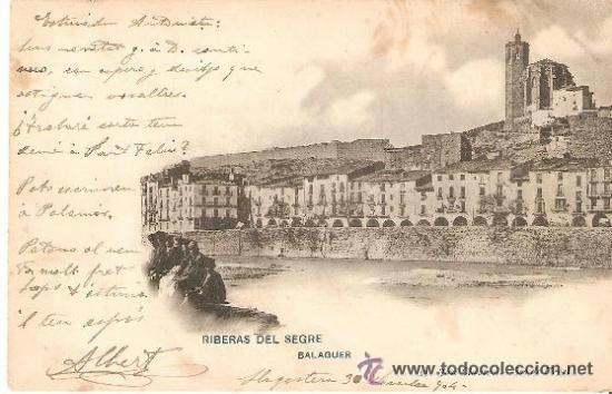 Postales: POSTAL DE BALAGUER - Foto 1