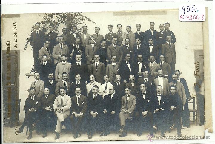 Postkarten: (PS-43008)POSTAL FOTOGRAFICA DE VILAFRANCA DEL PENEDES-ESTACION ENOLOGICA.CURSO BREVE INTENSIVO 1916